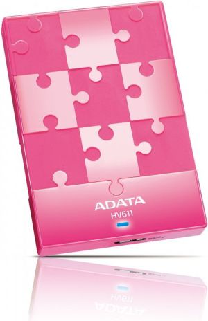 Dysk zewnętrzny SSD ADATA 1 TB Różowy (AHV611-1TU3-CPK) 1