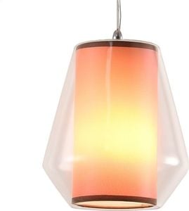 Lampa wisząca Platinet PLATINET PENDANT LAMP SELENE P161040 E27 GLASS+FABRIC CLEAR 19x21 [44020] 1