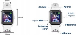 Smartwatch Calmean Nemo2 Biały 2