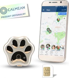 Calmean Lokalizator GPS zwierząt CALMEAN Pet Tracker, Złoty 2