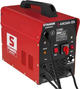 Stamos Półautomat transformatorowy spawalniczy migomat IGBT MIG/MAG MMA 155A 2