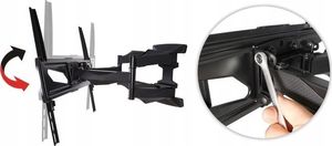 Cabletech Uchwyt do telewizora wieszak TV LCD LED 55 40kg 4