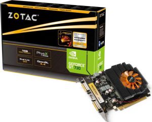 Karta graficzna Zotac GeForce GT 730 1GB DDR3 (128-bit) 2xDVI, miniHDMI (ZT-71104-10L) 1