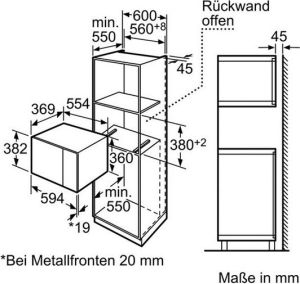 Kuchenka mikrofalowa Bosch HMT84G654 5