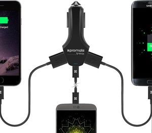 Ładowarka Promate Trinix 2x USB-A 1x USB-C 3 A  (AISTRINIXBK) 3
