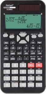 Kalkulator Rebell Rebell Kalkulator RE-SC2060S, czarna, naukowy, punktowy wyświetlacz, plastikowa pokrywa 1
