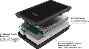 Dysk zewnętrzny HDD Apacer AC532 1TB Czarny (AP1TBAC532B-1) 5