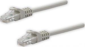 UTP patchcord, Cat.5e, RJ45 M-3m, nieekranowany, szary, czysta miedź economy 1