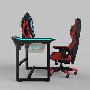 Biurko E-Blue EGT536BK Czarne 136.5 cmx80.3 cm 4