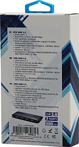 HUB USB 7x USB-A 2.0 6