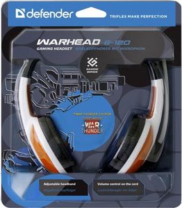 Słuchawki Defender Warhead G-120 Czerwone (64098) 7