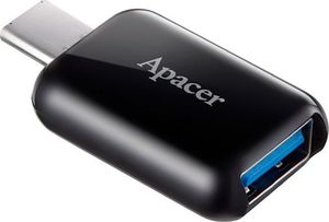 Adapter USB Apacer USB-C - USB Czarny  (APA611B-1) 1