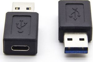 Adapter USB USB-C - USB Czarny 2