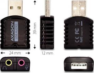 Karta dźwiękowa Axagon Mini Audio Adapter (ADA-10) 7