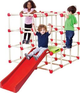 Lil`Monkey Drabinka dla dzieci Climb n' Slide Cube ze schodami i ślizgiem 1