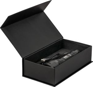 Latarka Falcon Eye Latarka ręczna, Falcon Eye ALPHA 2.4, 500 lm, z fokusem, ładowalna, zestaw (akumulator, kabel USB, pasek nośny), box 3