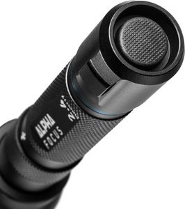 Latarka Falcon Eye Latarka ręczna, Falcon Eye ALPHA 2.4, 500 lm, z fokusem, ładowalna, zestaw (akumulator, kabel USB, pasek nośny), box 4