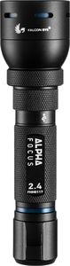 Latarka Falcon Eye Latarka ręczna, Falcon Eye ALPHA 2.4, 500 lm, z fokusem, ładowalna, zestaw (akumulator, kabel USB, pasek nośny), box 8