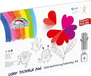 Fiorello Blok techniczny A4 8k kolorowy 1