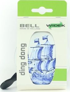 Widek Dzwonek rowerowy WIDEK DING DONG DELFT BLUE sailing boat połysk 1szt. (NEW) 1