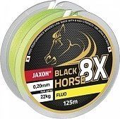 Jaxon Plecionka Jaxon Black Horse Fluo 8x 0,25mm 125m 28kg ZJ-BHF025G 1