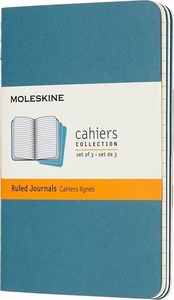 Moleskine Zestaw 3 zeszytów Cahier Journals 9x14 linie blue 1