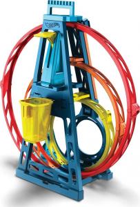 Hot Wheels Wyrzutnia Builder Potrójna pętla  (363215) 5