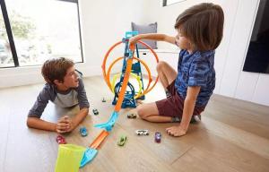 Hot Wheels Wyrzutnia Builder Potrójna pętla  (363215) 8