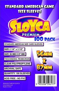 Sloyca Koszulki Standard American Premium 56x87mm(100szt) 1