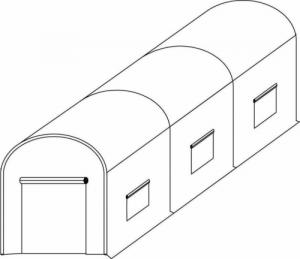 Funfit Szklarnia 300 cm x 200 cm x 200 cm 12