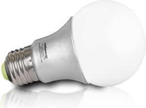 Whitenergy Żarówka LED A60 E27, 7W, 500lm, B.ciepła, 20x SMD2835 (09826) 1