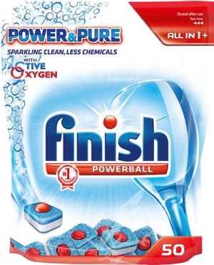Finish Power&Pure All in 1 50szt 1