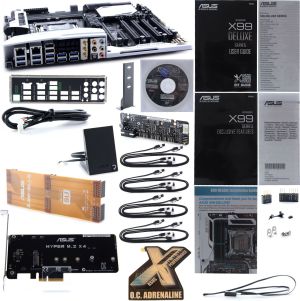 Płyta główna Asus X99-DELUXE, QuadDDR4-2133, SATA Express, SATA3, RAID, ATX 13