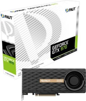 Karta graficzna Palit GeForce GTX 970, 4GB GDDR5, (256 Bit), DVI, HDMI, DP (NE5X970014G2F) 1