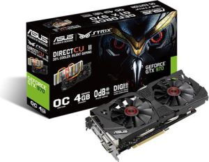 Karta graficzna Asus GeForce GTX 970 Strix 4GB DDR5 (256 bit) DP, HDMI, 2x DVI (STRIX-GTX970-DC2OC-4GD5) 7