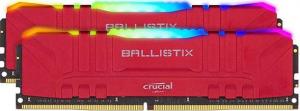 Pamięć Crucial Ballistix RGB Red at DDR4 3000 DRAM Desktop Gaming Memory Kit 32GB (16GBx2) CL15 (BL2K16G30C15U4RL) 1