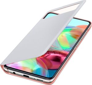 Samsung Etui Samsung S View Wallet Cover Białe do Galaxy A71 (EF-EA715PWEGEU) uniwersalny 5