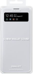 Samsung Etui Samsung S View Wallet Cover Białe do Galaxy A71 (EF-EA715PWEGEU) uniwersalny 6