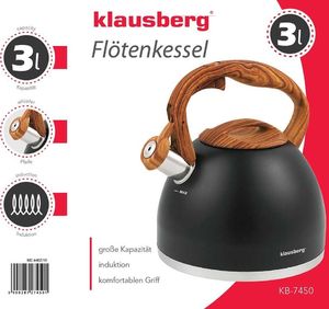 Klausberg CZAJNIK STALOWY KLAUSBERG 3.0L KB-7455 2