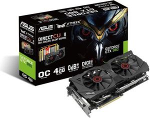 Karta graficzna Asus GeForce GTX 980 DC2 OC Strix 4GB GDDR5 (256 bit) DVI, HDMI, 3x DP (STRIX-GTX980-DC2OC-4GD5) 9
