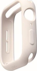 Uniq UNIQ etui Lino Apple Watch Series 5/4 44MM biały/dove white 2