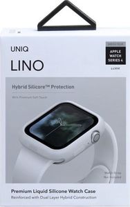 Uniq UNIQ etui Lino Apple Watch Series 5/4 44MM biały/dove white 4