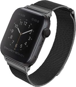 Uniq UNIQ pasek Dante Apple Watch Series 4 44MM Stainless Steel czarny/midnight black 1