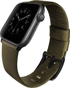 Uniq UNIQ pasek Mondain Apple Watch Series 4 44MM Genuine Leather oliwkowy/olive 1