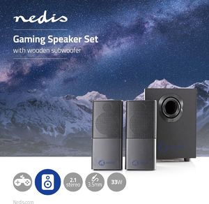 Głośniki komputerowe Nedis Xyalon (GSPR10021BK) 6