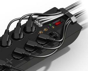 Listwa zasilająca CyberPower 8 gniazd 2.4m czarny (SB0801PRG-FR) 2