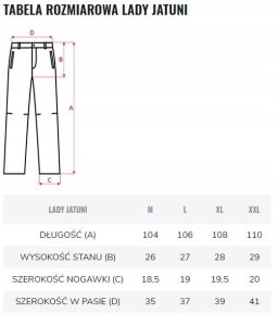 Hi-Tec SPODNIE LADY JATUNI BLACK L 6