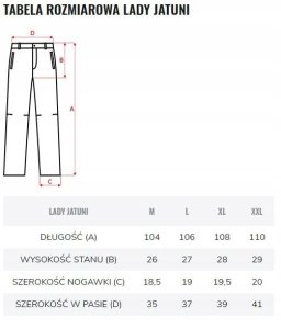 Hi-Tec SPODNIE LADY JATUNI BLACK XL 6