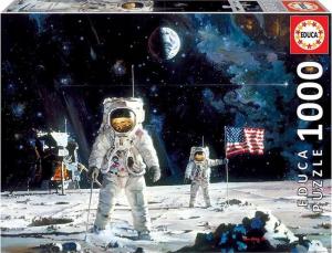 Educa Puzzle 1000 elementów Pierwszy człowiek na księżycu 1