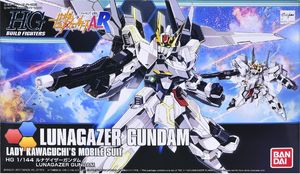 Figurka Figurka kolekcjonerska HG 1/144 lunagazer Gundam 1